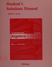 Cover of Intermediate Algebra by Marvin L. Bittinger