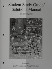 Cover of Student study guide, solutions manual by Kim Woodrum