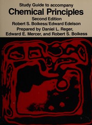 Front cover of Study guide to accompany Chemical principles by Daniel L. Reger