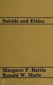 Front cover of Suicide and ethics by M. Pabst Battin