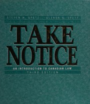 Cover of Take Notice by Spetz