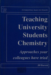 Cover of Teaching University Students Chemistry by Jill Barrett