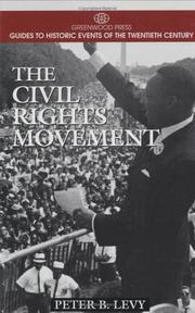 Front cover of The civil rights movement by Peter B. Levy