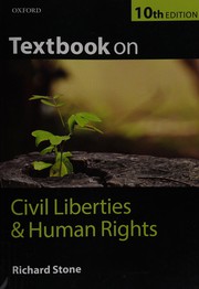 Front cover of Textbook on Civil Liberties and Human Rights by Richard Stone