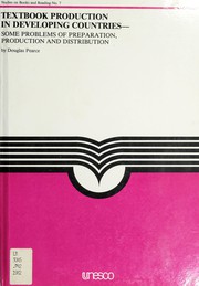 Cover of Textbook production in developing countries by Douglas Pearce