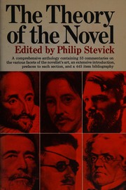 Cover of The theory of the novel by Philip Stevick