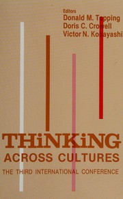 Front cover of Thinking across cultures by Conference on Thinking (3rd 1987 Honolulu, Hawaii)