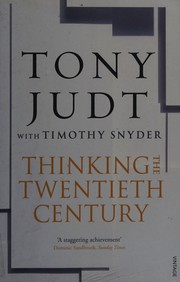 Front cover of Thinking the Twentieth Century by Tony Judt