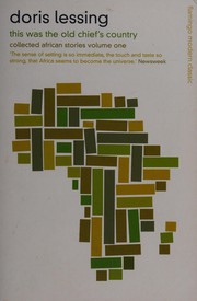 Front cover of This was the old chief's country by Doris Lessing