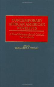 Front cover of Contemporary African American Novelists by Emmanuel S. Nelson