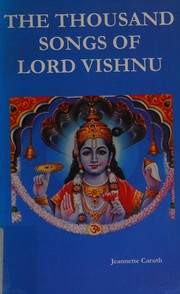 Front cover of The thousand songs of Lord Vishnu by Jeanette Caurth