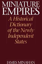 Cover of Miniature Empires by James Minahan