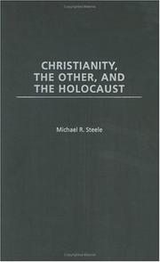 Front cover of Christianity, The Other, and The Holocaust: by Michael R. Steele