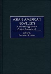 Front cover of Asian American Novelists by Emmanuel S. Nelson