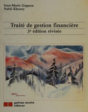 Front cover of Traité de gestion financière by Jean-Marie Gagnon