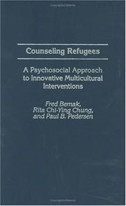 Cover of Counseling refugees by Fred Bemak