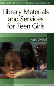 Front cover of Library materials and services for teen girls by Katie O'Dell