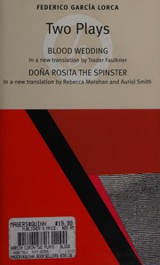 Cover of Lorca: Two Plays by Federico García Lorca