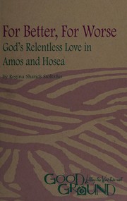 Cover of For better, for worse by Regina Shands Stoltzfus