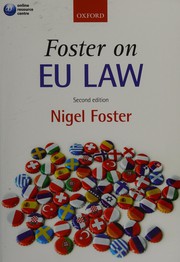 Front cover of Foster on EU law by Nigel G. Foster