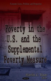 Front cover of Poverty in the U. S. and the Supplemental Poverty Measure by Marlin C. Haas