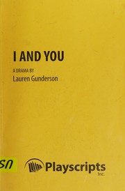 Cover of I and you by Lauren Gunderson