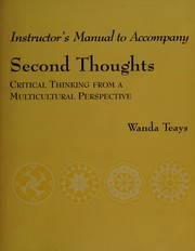 Front cover of Instructor's Manual to Accompany Second Thoughts by Wanda Teays