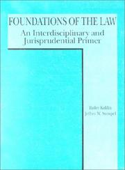 Front cover of Foundations of the law by Bailey Kuklin