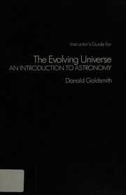 Front cover of Instructor's resource manual for The evolving universe by Donald Goldsmith
