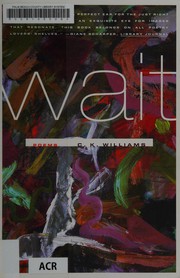 Cover of Wait by C. K. Williams