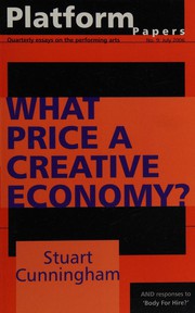 Cover of What price a creative economy? by Stuart Cunningham