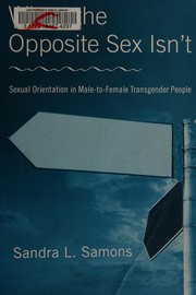 Front cover of When the opposite sex isn't by Sandra L. Samons