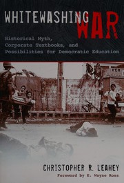 Cover of Whitewashing war by Christopher R. Leahey