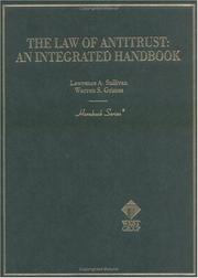 Front cover of The law of antitrust by Lawrence Anthony Sullivan