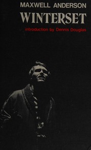 Cover of Winterset, play in three acts by Maxwell Anderson