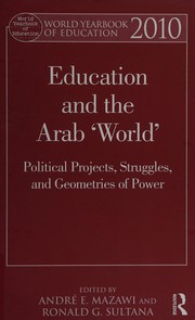 Front cover of World Yearbook of Education 2010 by Ronald G Sultana