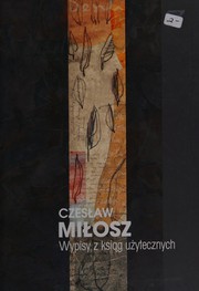 Front cover of Wypisy z ksiąg użytecznych by Czesław Miłosz