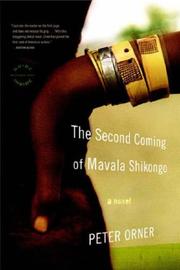 Front cover of The second coming of Mavala Shikongo by Peter Orner