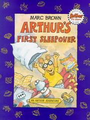 Front cover of Arthur's First Sleepover (Arthur Adventure Series) by Marc Brown