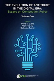 Front cover of THE EVOLUTION OF ANTITRUST IN THE DIGITAL ERA by David S. Evans