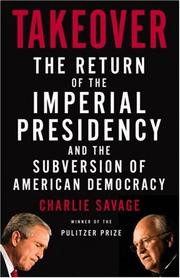 Cover of Takeover by Charlie Savage