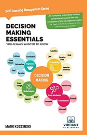 Front cover of Decision Making Essentials You Always Wanted to Know by Vibrant Publishers