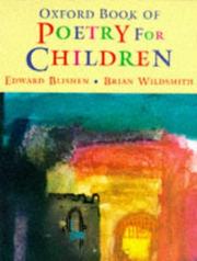 Front cover of Oxford Book of Poetry for Children by Edward Blishen