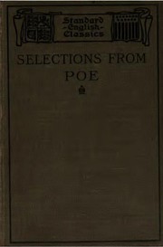 Front cover of Selections From Poe [6 stories, 35 poems] by Edgar Allan Poe