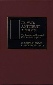 Cover of Private antitrust actions by C. Douglas Floyd