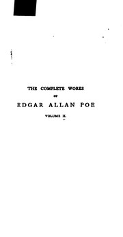 Front cover of The Complete Works of Edgar Allan Poe - Prose Tales - Volume One by Edgar Allan Poe