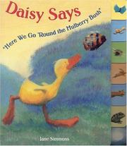 Front cover of Daisy says "Here we go 'round the mulberry bush" by Jane Simmons