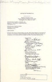 Front cover of 1987 annual report of the Board of Trustees of the Federal Supplementary Medical Insurance Trust Fund by United States. Board of Trustees of the Federal Supplementary Medical Insurance Trust Fund