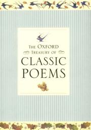 Front cover of The Oxford treasury of classic poems by Harrison, Michael