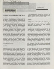 Front cover of 2003 fare increase report by Massachusetts Bay Transportation Authority. Advisory Board